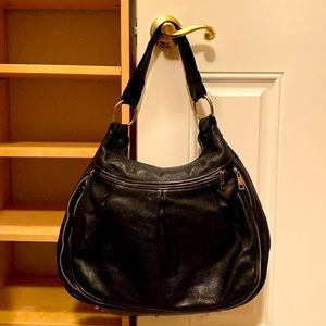 Alessya bag, leather, black, used but good condition, laptop pocket
